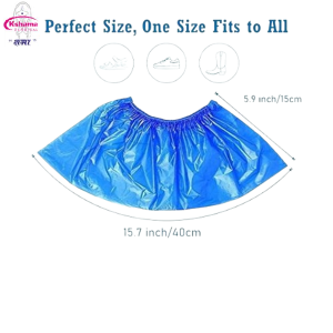 Disposable Shoe Boot Covers Sky, Waterproof Non-Slip Shoes Protectors Covers Durable Boot & Shoes Covers, One (Pack of 200 Pcs)