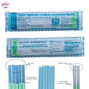 Artificial Insemination Sheaths (ai sheaths) (500 Pcs) Pack of 50 Pcs x 10 Packet Sheath Disposable