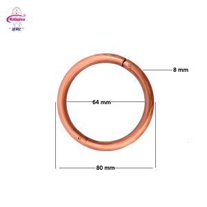 Bull Nose Ring Copper, Screw Key Cattle Cow Veterinary Instruments (1 Pc)