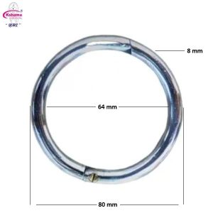 Bull Nose Ring Stainless Steel, Screw Key Cattle Cow SS Veterinary Instruments (1 Pc)