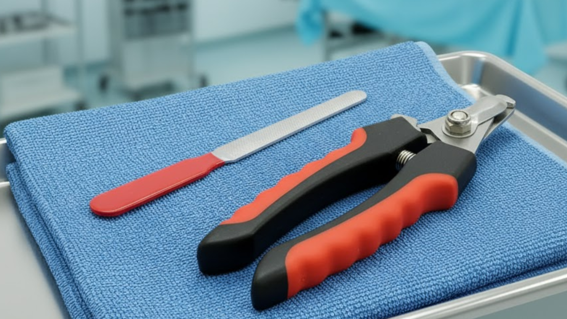 Dog nail cutter with ergonomic handle for precise, painless pet nail trimming at home.