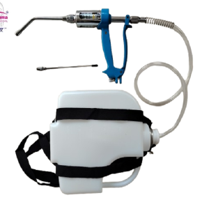 Kshama Drenching Gun Veterinary Adjustable Continuous Vaccine Injector Dosage for Cow Sheep Pig and Goats With 5 Liter Bottle (30 ML) 1 PC